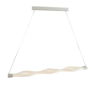 Luminosa HEAVEN LED Pendant Ceiling Light White 3050lm 4000K 102x15x2.8cm