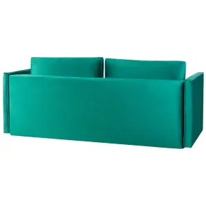 Sofa Bed EKSJO Emerald Green Velvet