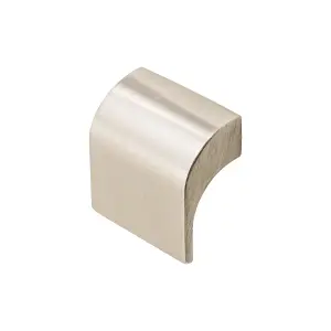 DecorAndDecor - AMORY Brushed Nickel Square Cabinet Knob Drawer Cupboard Kitchen Pull Handles - Pair