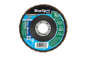 Blue Spot Tools - 115mm (4.5") Coarse Non Woven Flap Disc