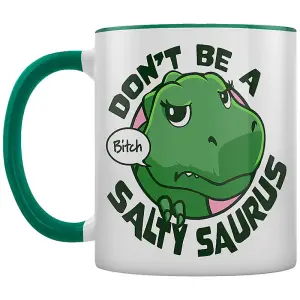 Grindstore Salty Saurus Dinosaur Mug White/Green (One Size)