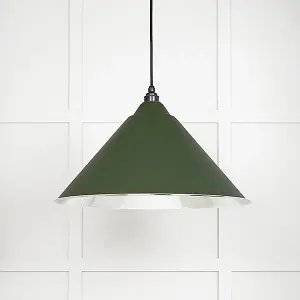 Smooth Nickel Hockley Pendant in Heath