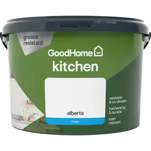 GoodHome Kitchen Alberta Matt Emulsion paint, 2.5L