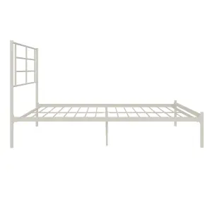 Jensen Metal Bed White, King size