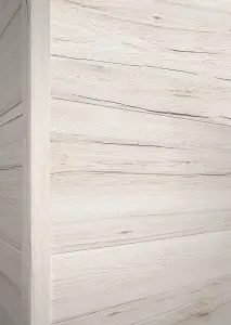 Corner Trim for Shiplap Wall Panels - Oak White - 2750mm x 24mm x 24mm - 10 Pack