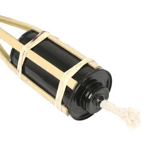 Harbour Housewares Bamboo Garden Fire Torches - 60cm - Pack of 12