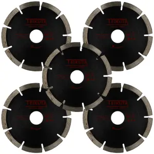 115mm x 8mm Diamond Mortar Raking Disc Pointing Disc Blade Masonry 5pk