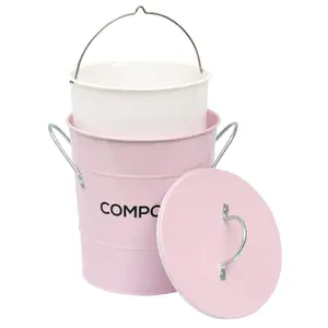 Caddy Company - Compost Pail - Pale/Light Pink