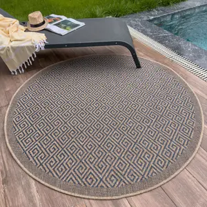 Nature Collection Outdoor Rug in Blue  5100B