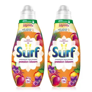 Surf Concentrated Liquid Laundry Detergent, Passion Bloom, 24 Washes, 2Pk