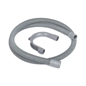 Flomasta Grey Push-fit Washing machine Hose, (L)2.5m