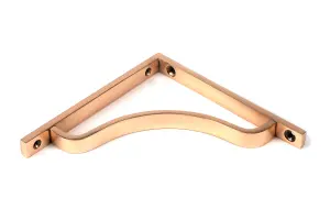 Polished Bronze Abingdon Shelf Bracket (150mm x 150mm)