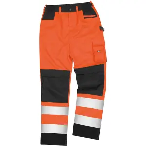 Result Safeguard Adults Unisex Hi Viz Cargo Trousers