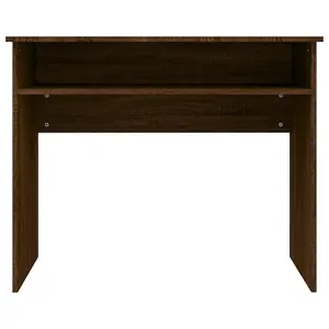 Berkfield Desk Brown Oak 90x50x74 cm Engineered Wood