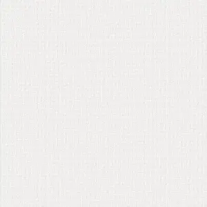 Laura Ashley Canvas White Smooth Wallpaper