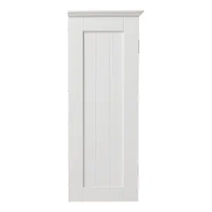 2-door White Shutter Wall Mounted Bathroom Cabinet W 600 x D 230 x H 580 mm