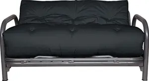 Argos Home Mexico 2 Seater Futon Sofa Bed - Black