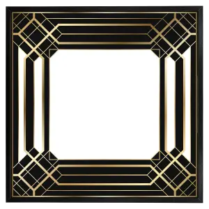 Art deco black frame (Picutre Frame) / 20x20" / Black