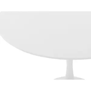 Althrop Pedestal Dining Table White / White