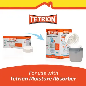 Tetrion Dehumidifier Car Home Moisture Absorber Trap Damp Refil x4