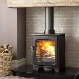 Henley Stoves Hazelwood Compact Eco Wood Burning Stove 4.9Kw DEFRA Approved SIA Ecodesign Ready 5 Year Warranty