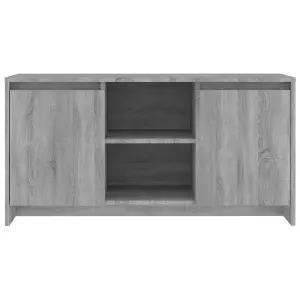 Berkfield TV Cabinet Grey Sonoma 102x37.5x52.5 cm Engineered Wood