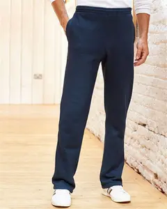 Cotton Traders Straight Hem Jog Pants In Blue - Size Extra Small