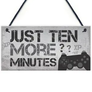 Red Ocean Boys Bedroom Sign Novelty Gamer Gift For Him Boys Bedroom Decor Games Room Sign