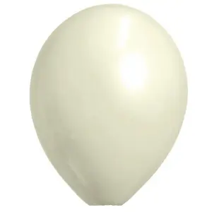 Globos Latex Balloons (Pack of 100) Ivory (One Size)