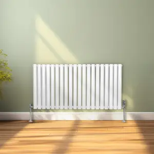 Oval Radiator - 600 x 1200mm - White