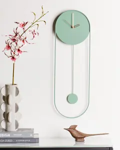 Wall Clock SALVAN Metal Light Green