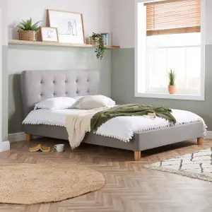 Birlea Stockholm Double Bed Grey