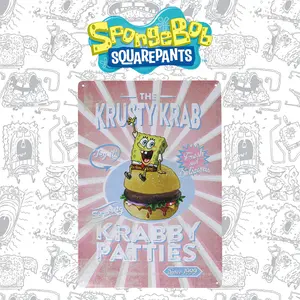 SpongeBob SquarePants Krusty Krab Tin Sign