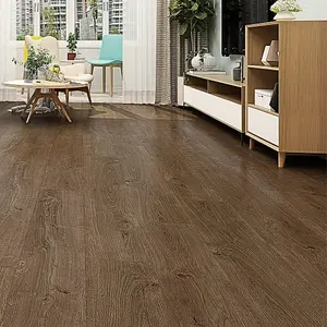 SPC Click Flooring Composite Plank Flooring Dark Walnut Oak Plank Style 2.193m2 Pack