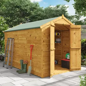 BillyOh Master Tongue and Groove Apex Wooden Shed - 10x6 - Windowless