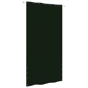 Berkfield Balcony Screen Dark Green 140x240 cm Oxford Fabric