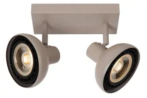 Lucide Sensas Modern Ceiling spotlight - 2xGU10 - Cream