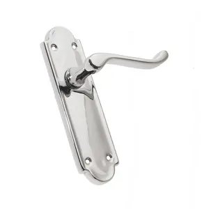 Amman Passage Door Handle (Set of 2) Polished Chrome