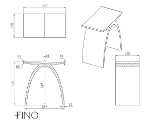 Matt White Stone Bathroom Seat