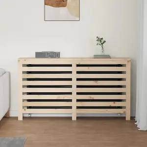 Radiator Cover 153x19x84 cm Solid Wood Pine