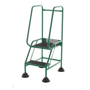 TUFF Easy Glide Steps - 2 Tread - Green - Anti-Slip