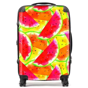 Melon Print Design  Suitcase - Medium