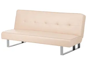 Beliani Modern Sofa Bed DERBY Beige