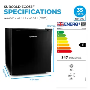 Subcold Eco35F Mini Freezer Black