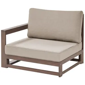 Garden Sofa TIMOR FSC Certified Acacia Wood Dark Wood 3 Seater