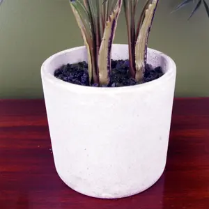 40cm Artificial Mini Tropical Palm in Decorative Planter