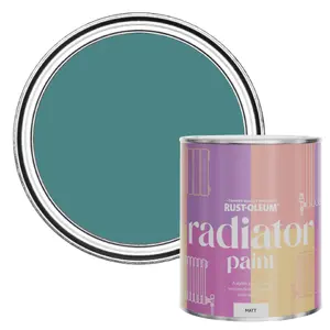 Rust-Oleum Peacock Suit Matt Radiator Paint 750ml