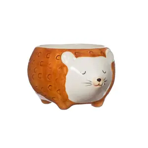 Sass & Belle Hettie Hedgehog Brown Planter