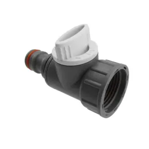 IBC 2 Inch S60X6 Cap with 3/4 Inch BSP Click Lock Valve WL and PTFE Tape Leak Proof Durable Kit