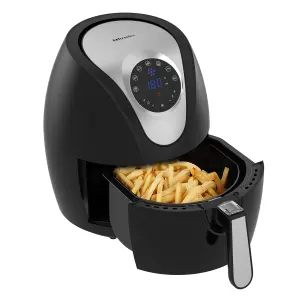 EMtronics Digital Large 4.5L Air Fryer with 60 Minute Timer - Black